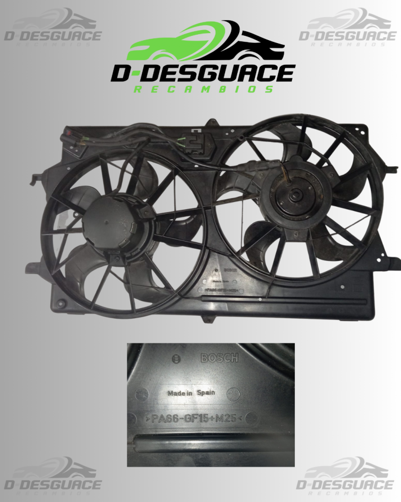 Electroventilador Ford Focus 1.8 TDDI  (Ventilador Radiador) PA66-GF15+M25 - Imagen 2