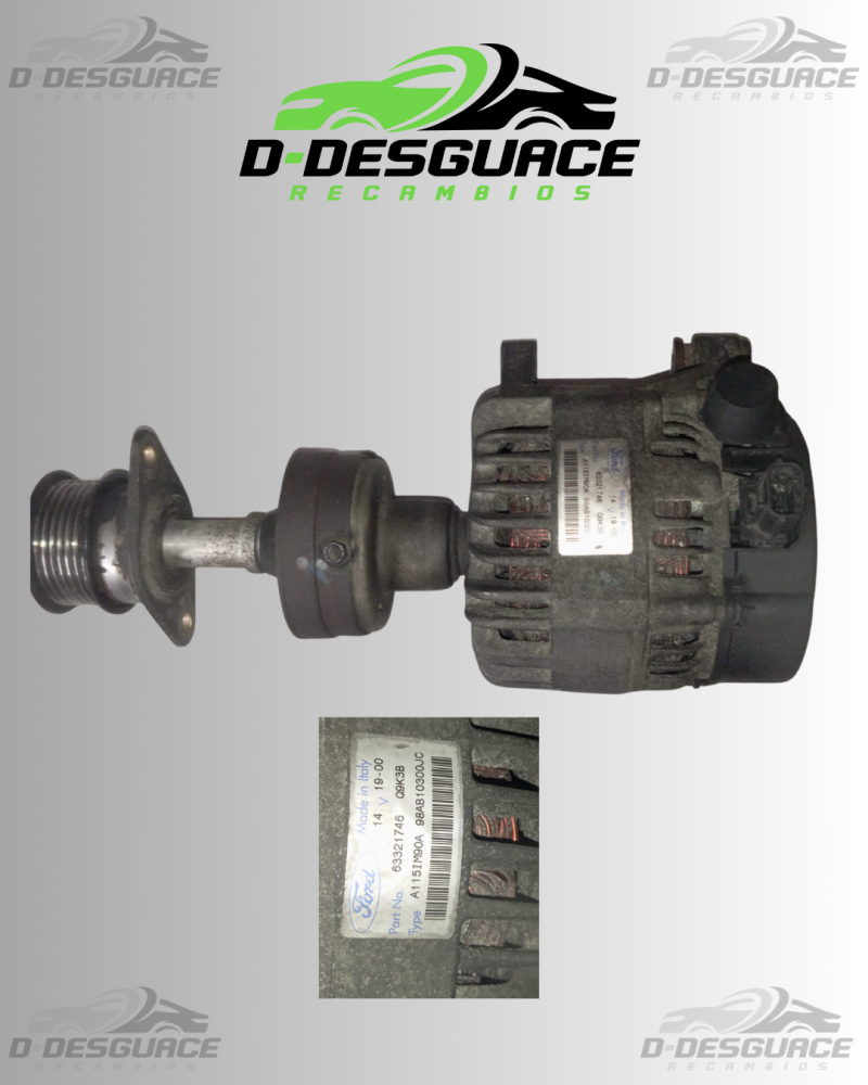 Alternador Ford Focus 1.8 TDDI (Generador Eléctrico) 63321746