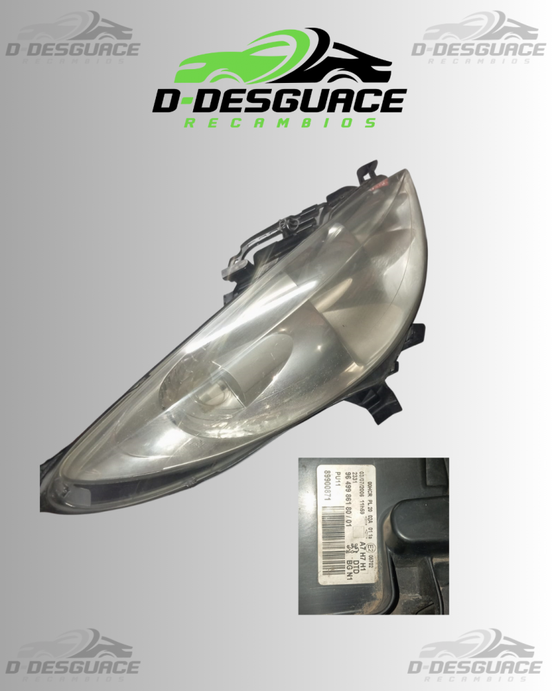 Faro Delantero Peugeot 207 89900871  (Foco Delantero Der) - Imagen 2