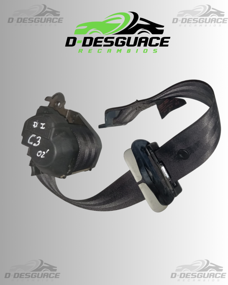 Cinturón de Seguridad Delantero Derecho 191857827 para Citroën C2, 03-09 (Der o Izq)