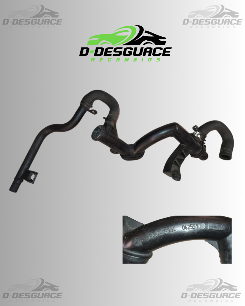 Tubo de Agua (Manguera de Refrigeración) para Citroën C4 1.6 HDi (Motor 9HX)  1619AK