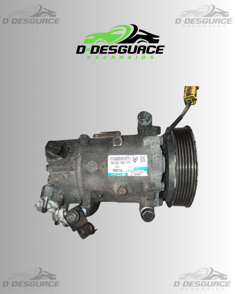Compresor de Aire Acondicionado  para Citroen C4 1.6 HDi (Motor 9HX) – 9659675780