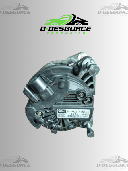 Alternador Valeo 96 463217 80 para Citroen C4 1.6 HDi (Motor 9HX)