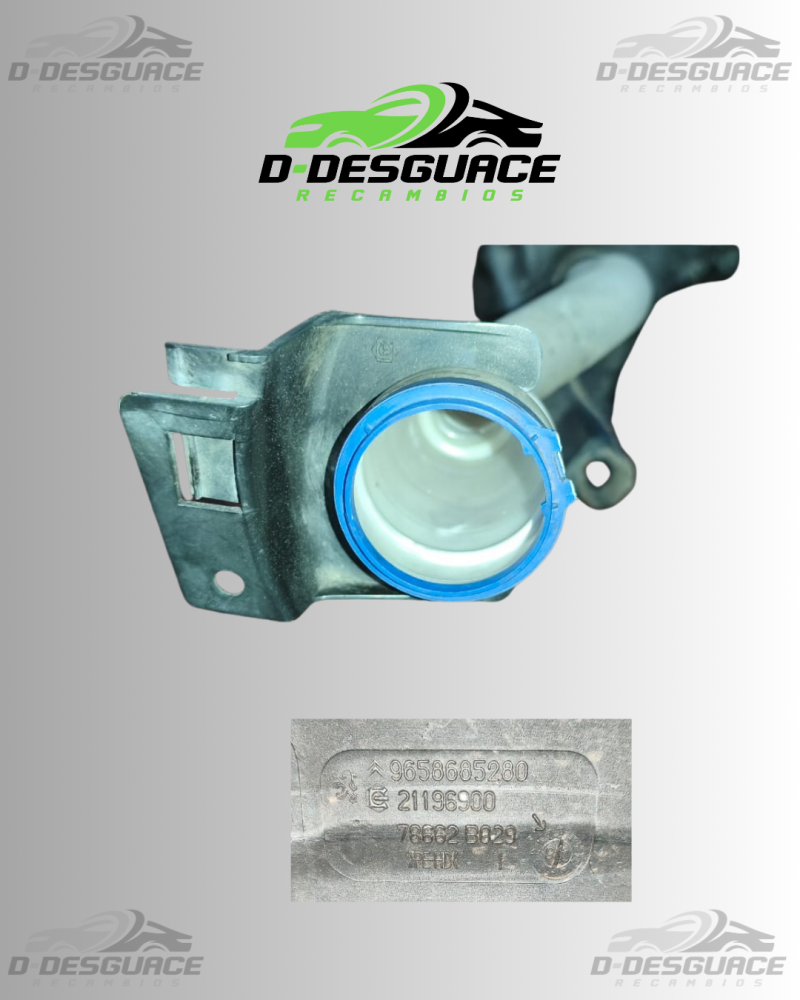 Depósito de Líquido Limpiaparabrisas (Recipiente de Agua) para Citroen C4 – Motor 9HX – 9656605280 - Imagen 2