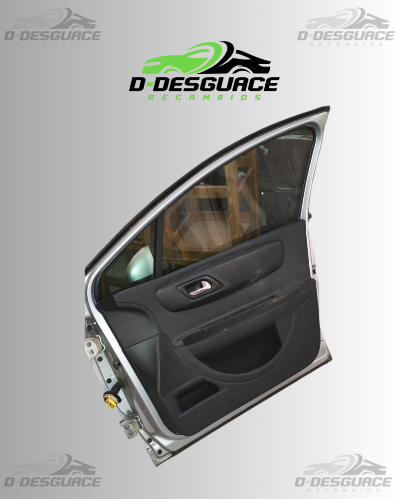 Puerta Completa Trasera Izquierda (con cerradura y cristal) para Citroën C4 – Color EZR Gris Aluminio Metálico - Imagen 2