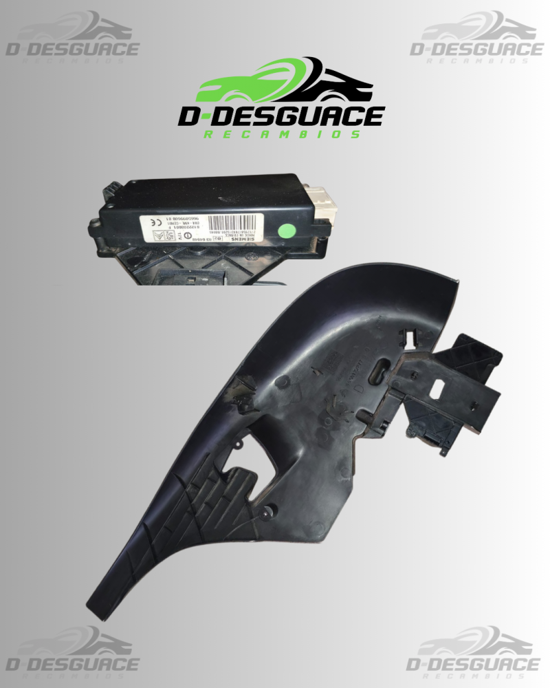Moldura del Cinturón de Seguridad Trasero Derecho (Cubierta del Cinturón) para Citroën C4 – 2004–2011 – 968228167700 - Imagen 2