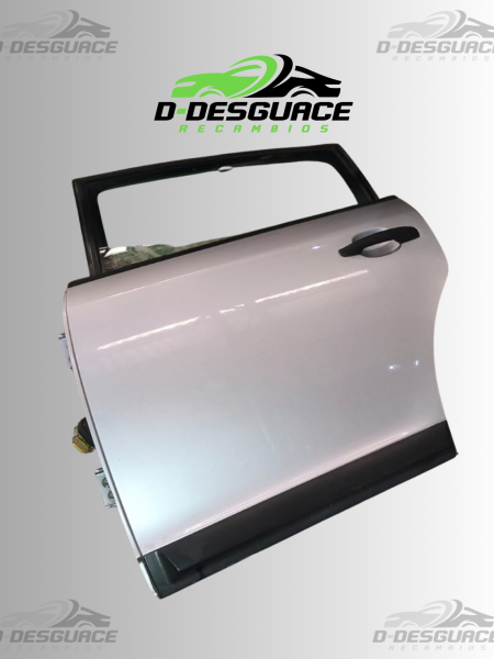 Puerta Completa Trasera Izquierda (con cerradura y cristal) para Citroën C4 – Color EZR Gris Aluminio Metálico