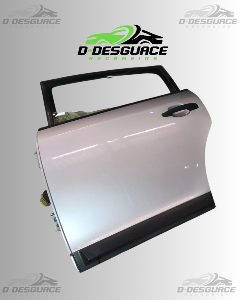 Puerta Completa Trasera Izquierda (con cerradura y cristal) para Citroën C4 – Color EZR Gris Aluminio Metálico
