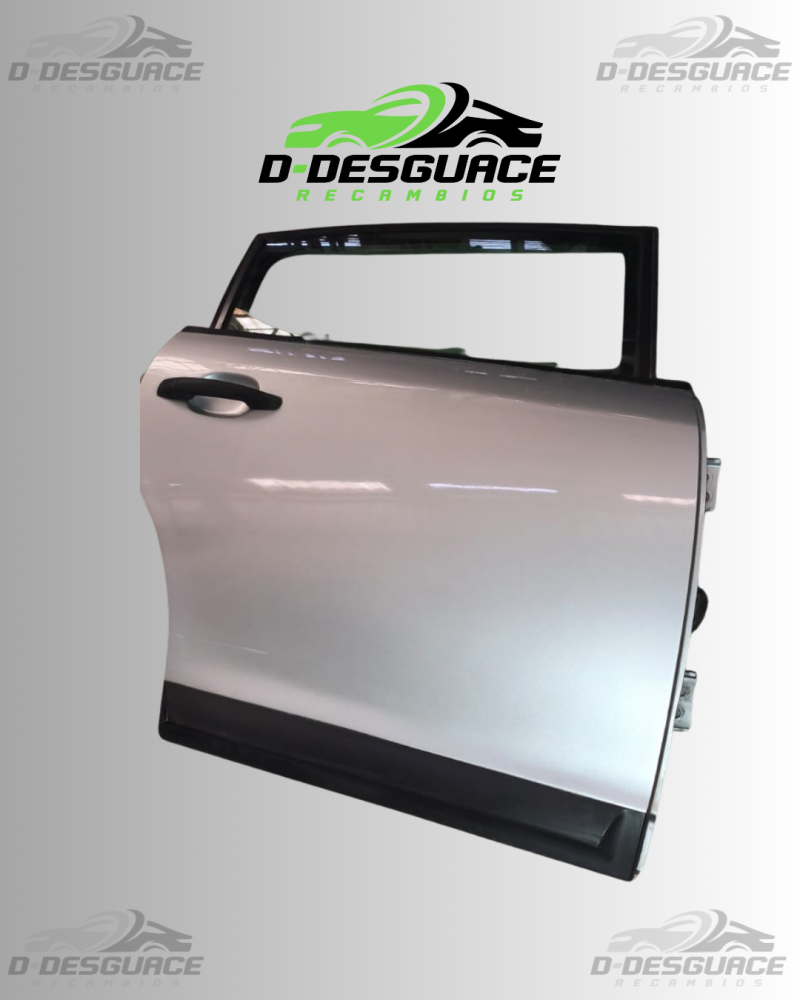 Puerta Completa Trasera Derecha (con cerradura y cristal) para Citroën C4 – Color EZR Gris Aluminio Metálico