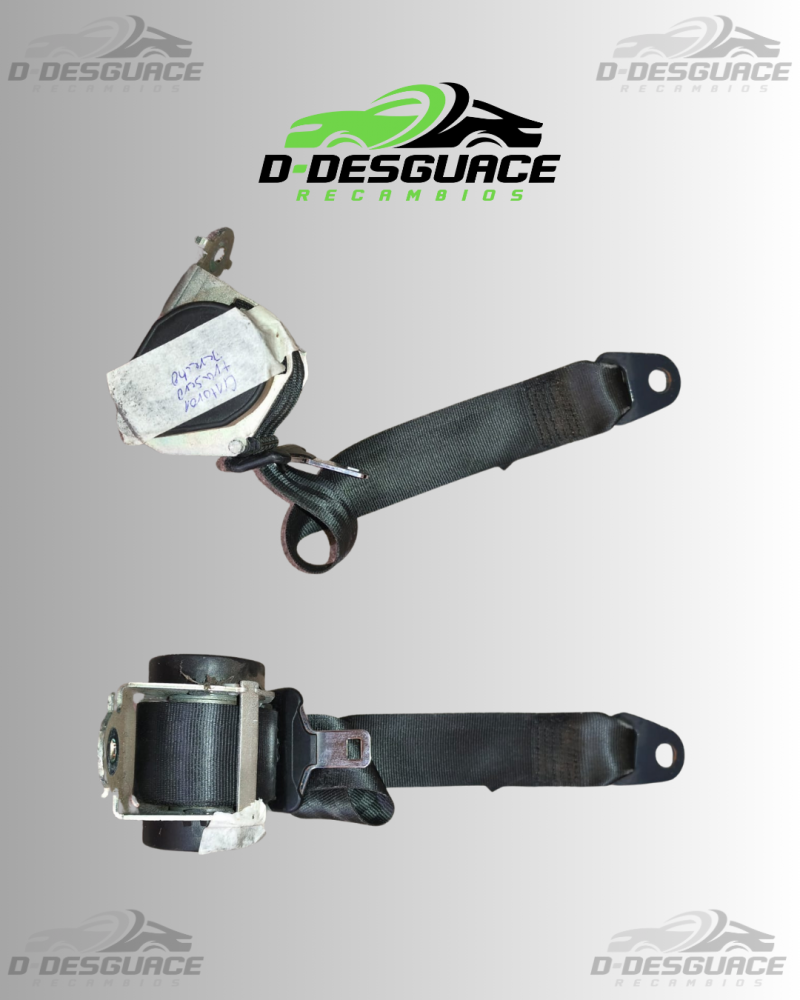 Juego de Cinturones de Seguridad Completo para Asiento Trasero (Cinturón de Tres Puntos) para Citroën C4 – 2004–2011 – 968228167700 - Imagen 3