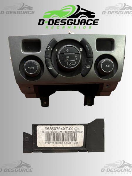 Mando Aire Acondicionado Peugeot 308 1.6 HDi – Ref. 96850724XT-00