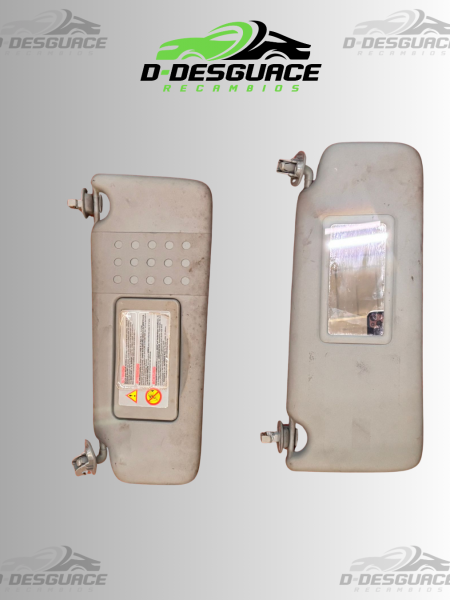 Juego Parasoles Renault Clio Fase 2 – Soportes Color Gris