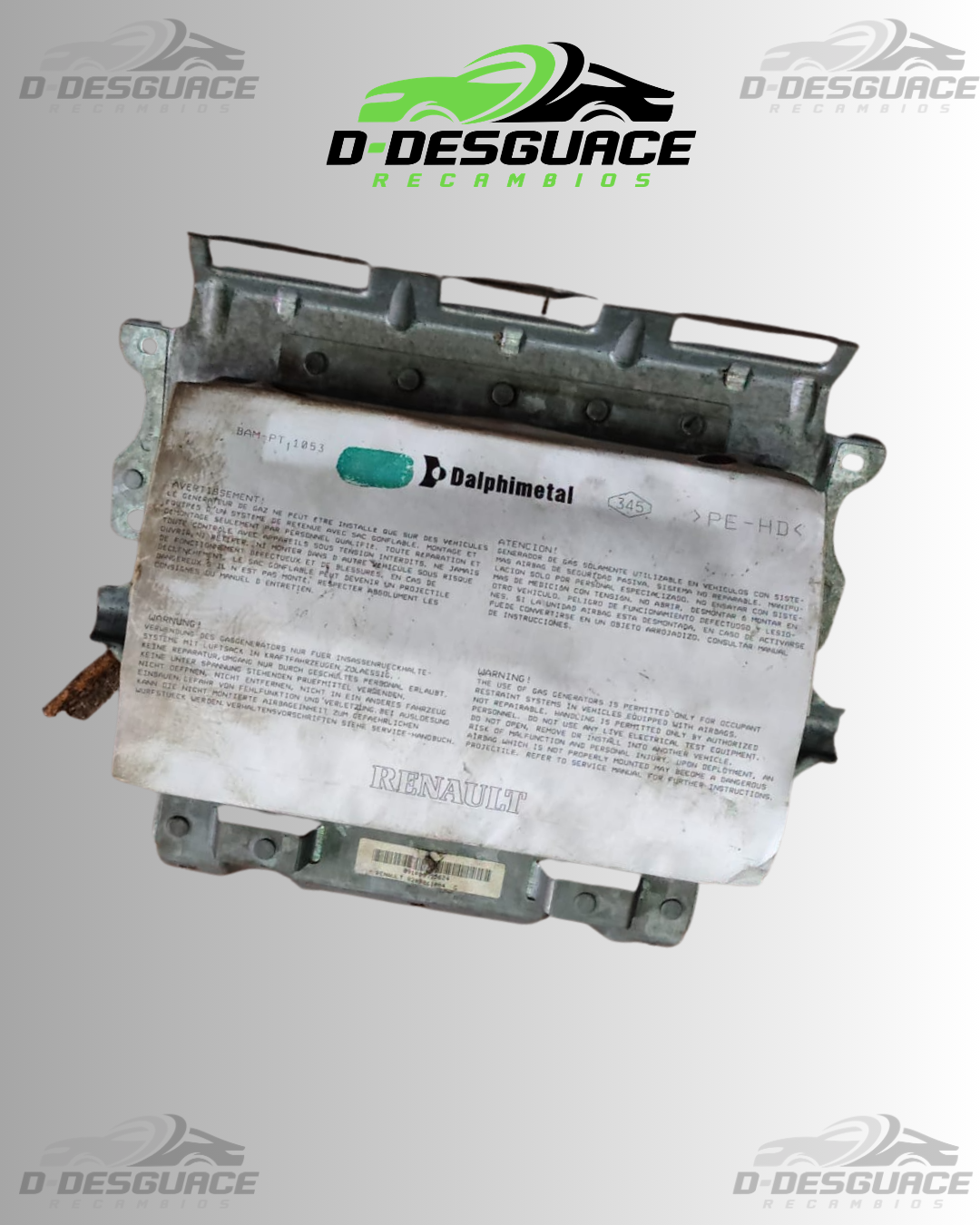 Airbag Pasajero Renault Clio Fase 2 – Ref. 8200061684